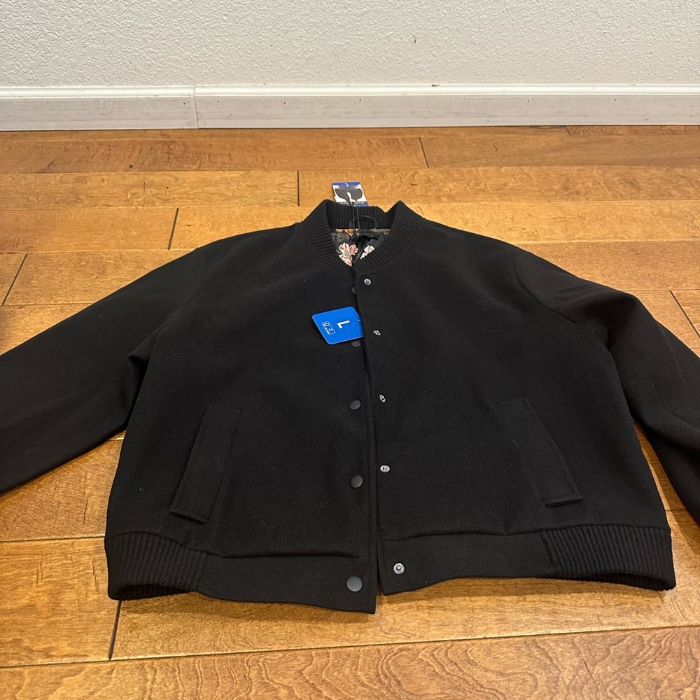 Well Worn Women’s Bomber jacket Black Women's Jacket - Picture 2 of 6